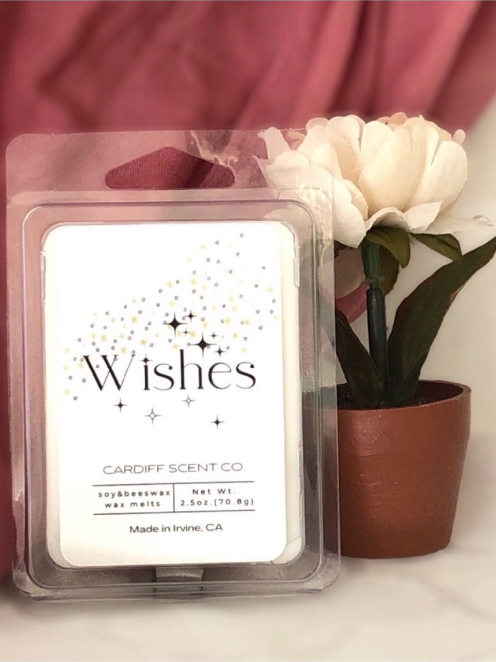 Wishes Soy & Beeswax Wax Melts - - White